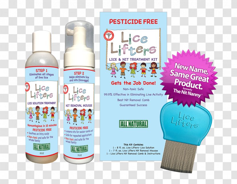 Head Louse Lice Infestation Comb - Shampoo - Flea Transparent PNG