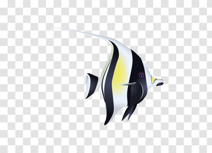 Penguin Cartoon - Technology - Pomacanthidae Butterflyfish Transparent PNG