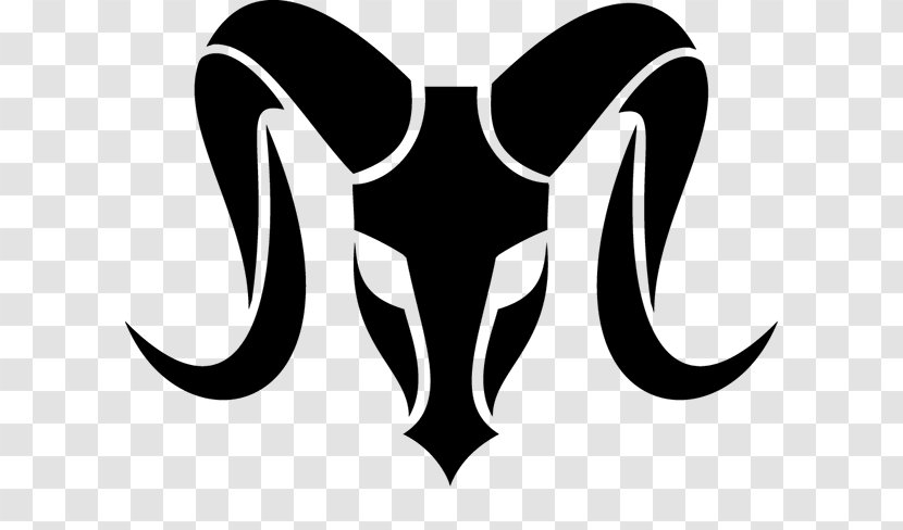 Tattoo Artist Aries Sheep Zodiac - Monochrome Transparent PNG