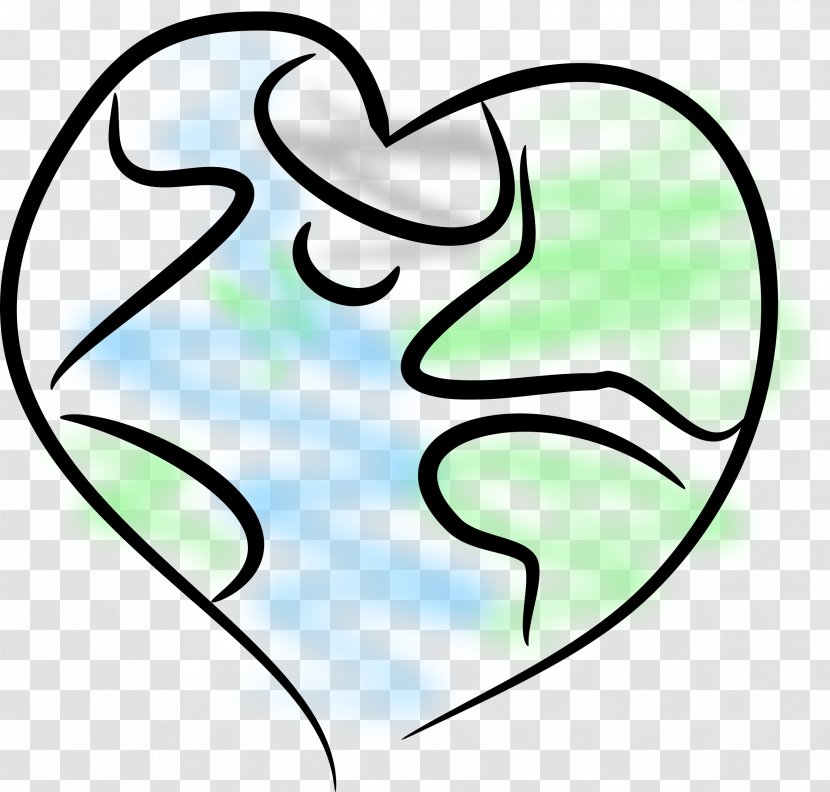 Earth Clip Art - Heart - World Health Day Transparent PNG