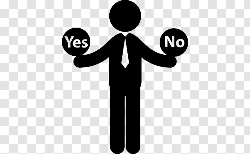 Yes Man - Silhouette - Public Relations Transparent PNG