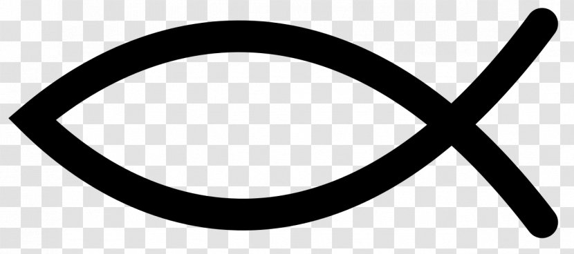 New Testament Ichthys Protestantism Symbol Christianity - Black And White Transparent PNG