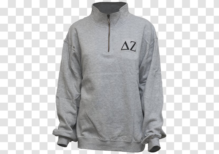 Hoodie T-shirt Clothing Grey - Sleeve - Half Zip Transparent PNG