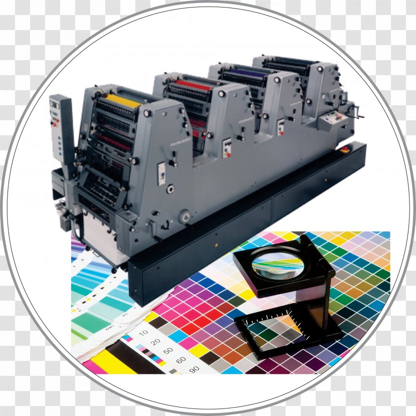 Heidelberger Druckmaschinen Machine Offset Printing Press - Paper - Printer Transparent PNG