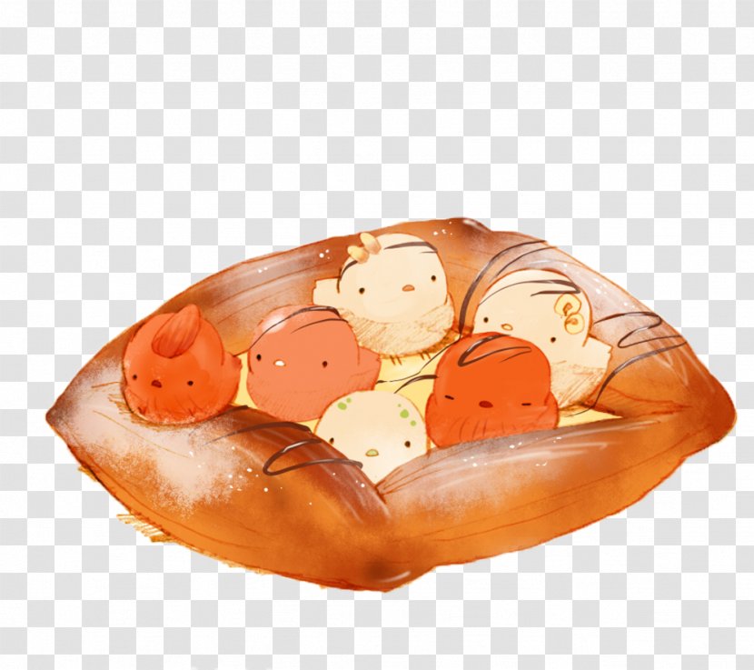 Potato Bread Chicken Pretzel Drawing - Sausage Picture Material Transparent PNG