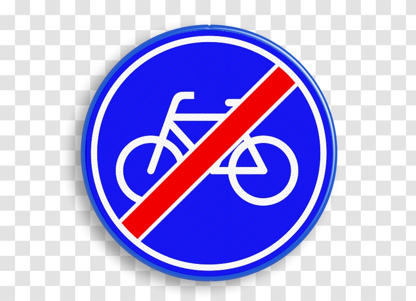 Car Reglement Verkeersregels En Verkeerstekens 1990 Segregated Cycle Facilities Traffic Sign Bicycle - Symbol - Stept Transparent PNG