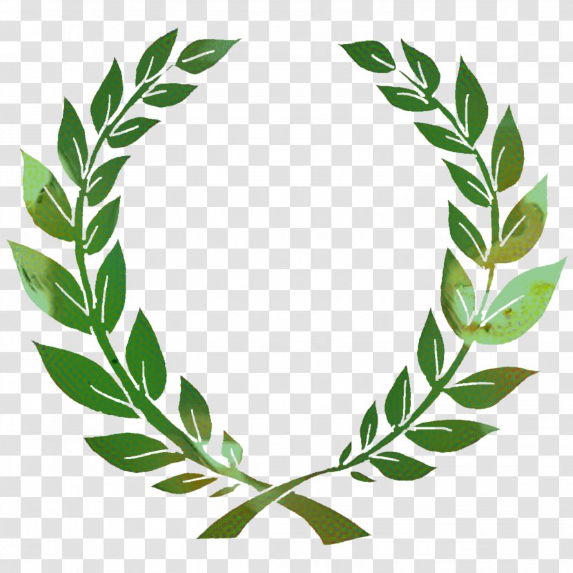 Bay Laurel Wreath Design - Coffee Transparent PNG