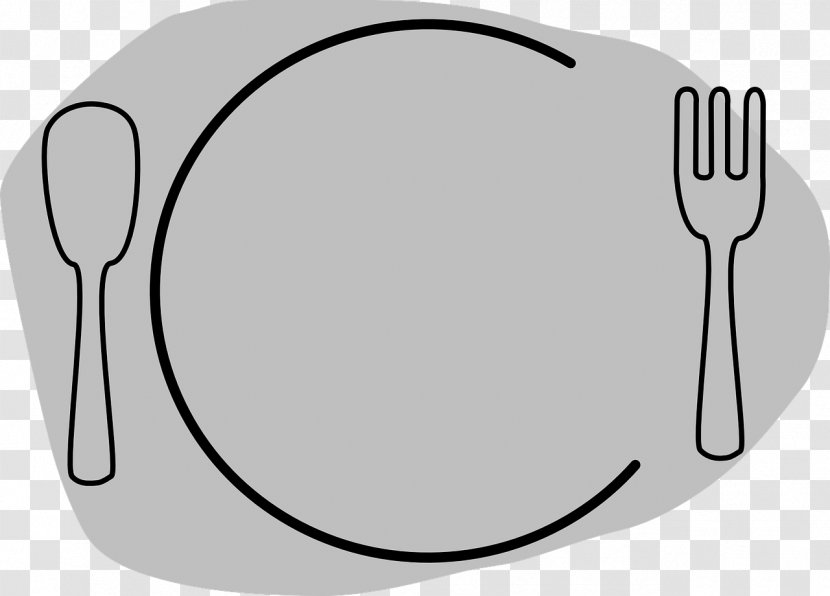 Plate Fork Dish Clip Art - Spoon Transparent PNG