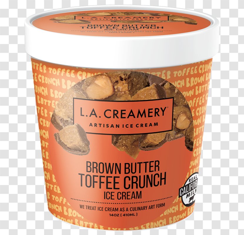 Creamery Ice Cream Ingredient Honeycomb Toffee Flavor - Pasteurisation Transparent PNG