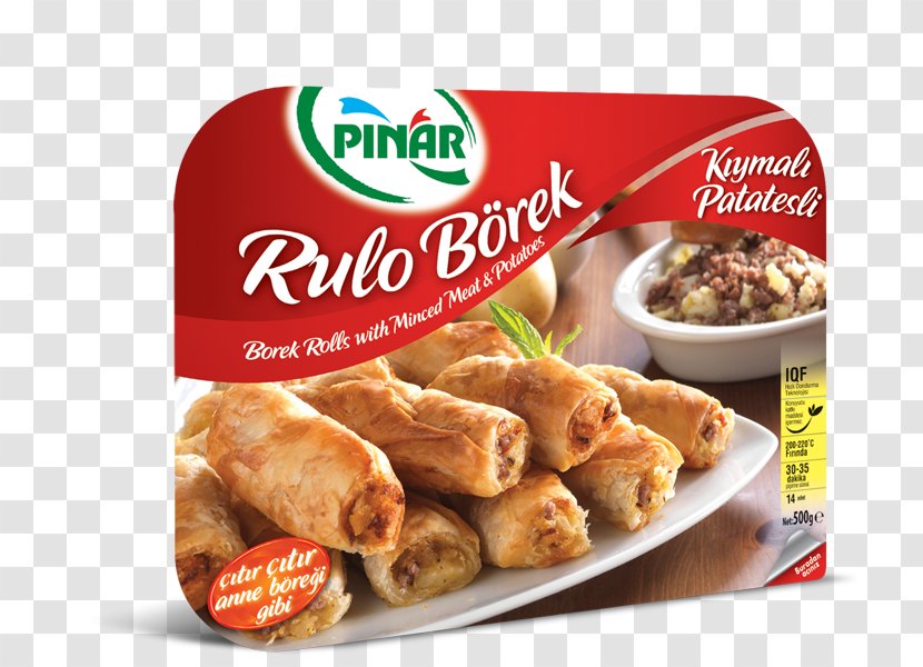 Lumpia Börek Turkish Cuisine Ground Meat Potato Transparent PNG