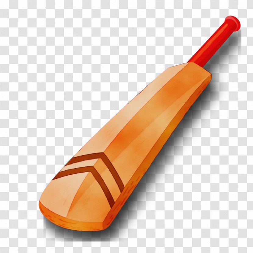 Cricket Bat - Orange Transparent PNG