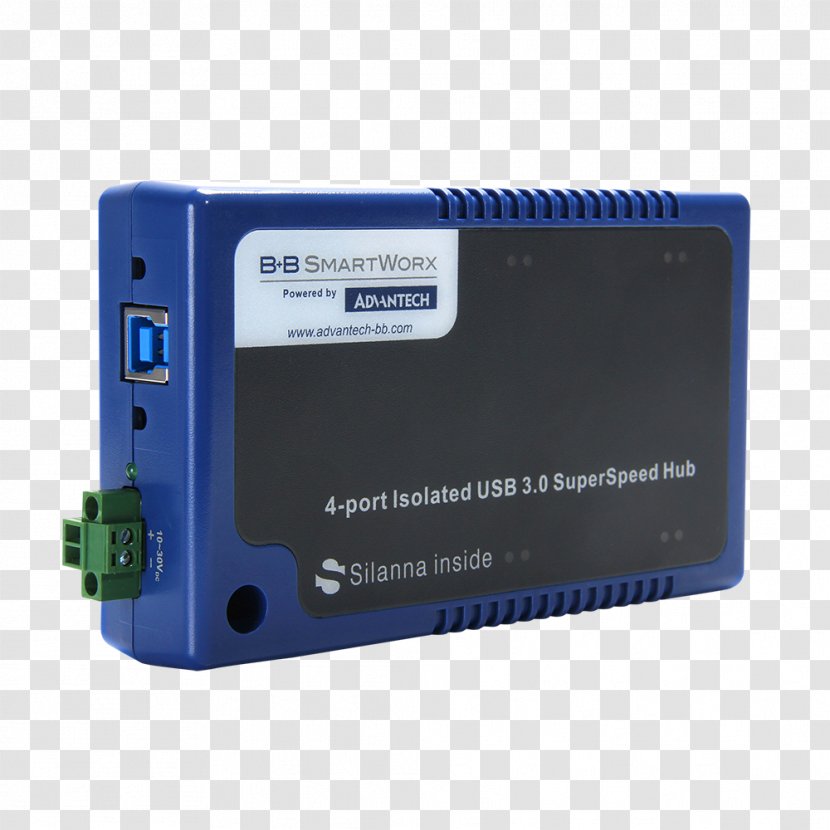 Battery Charger USB Hub Ethernet 3.0 - Computer Component Transparent PNG