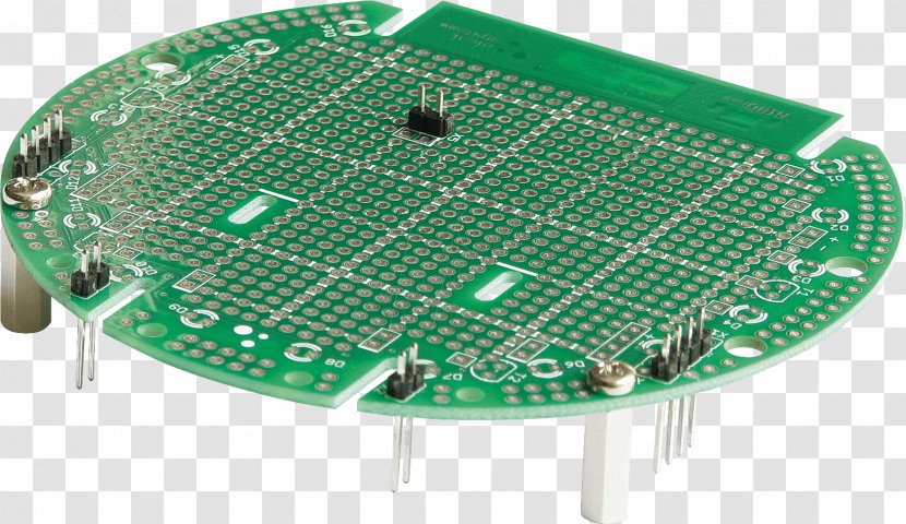 Industrial Design NIBObee Microcontroller Printed Circuit Board - Nibobee - ROBOT BEE Transparent PNG
