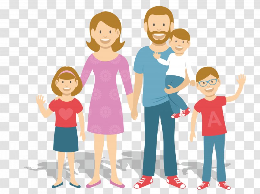 Vector Graphics Illustration Family Happiness Child - Heart Transparent PNG