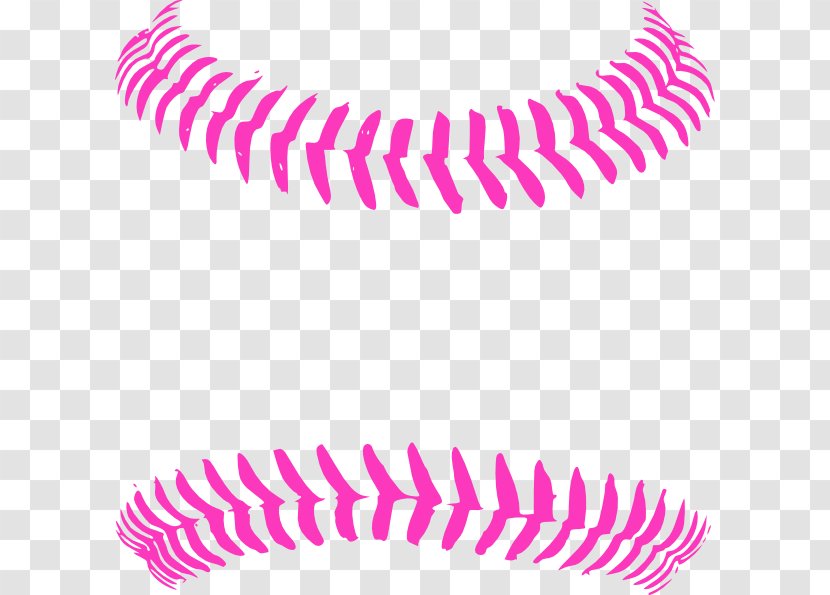 Baseball Stitch Seam Clip Art - Bright Transparent PNG