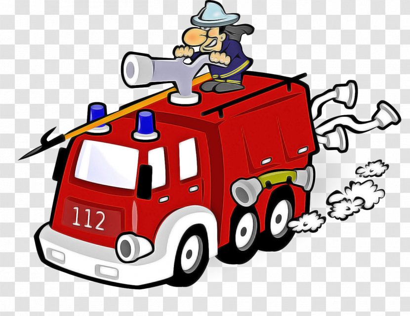 Firefighter Cartoon - Fire Apparatus - Rescue Service Transparent PNG