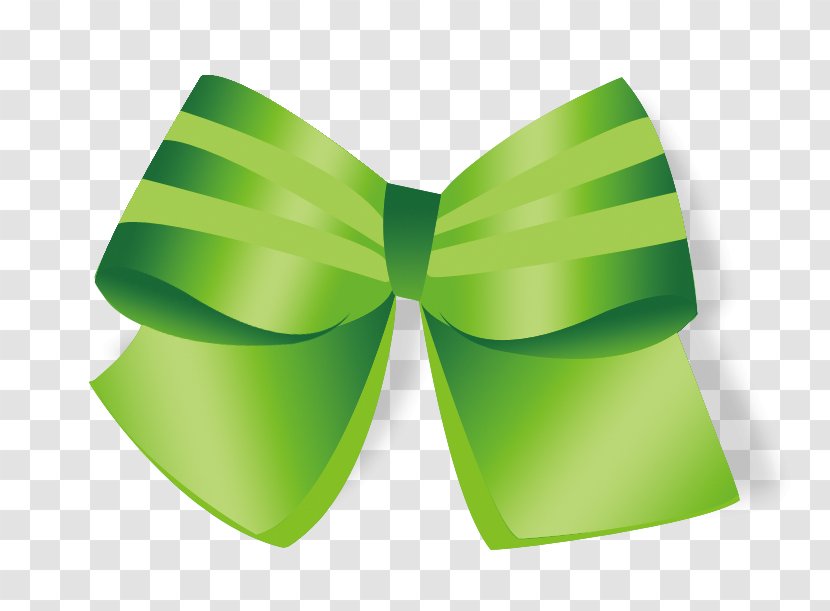 Fresh Green Bow - Shoelace Knot Transparent PNG