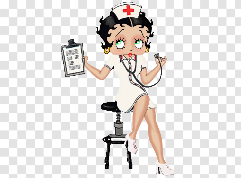 Betty Boop Nursing Cartoon - Medicine - Shoe Transparent PNG