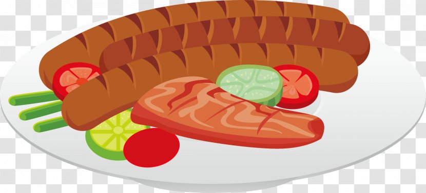 Hot Dog European Cuisine Sausage Beefsteak - Fruit - Western Bacon Transparent PNG