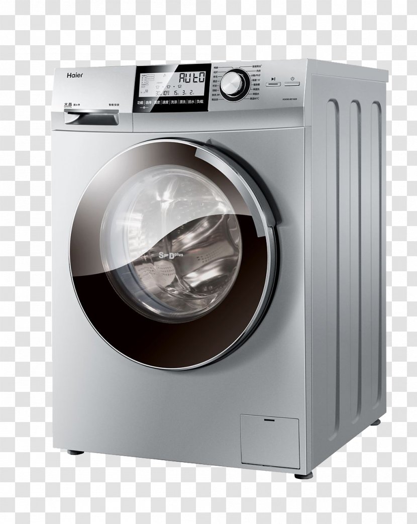 Haier Washing Machine Home Appliance Beko - Design Material Free To Pull The Decoration Transparent PNG