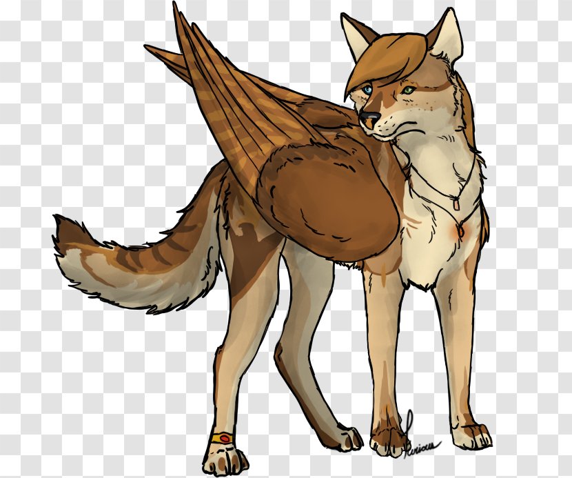 Red Fox Gray Wolf Jackal Cat - Cartoon Transparent PNG
