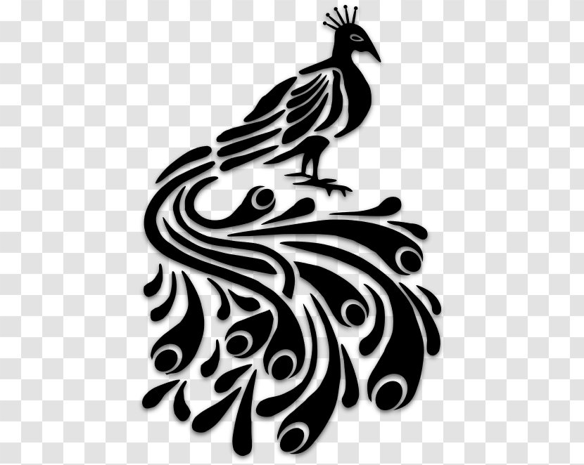 Bird Visual Arts - Black And White - Islamic Graphic Transparent PNG