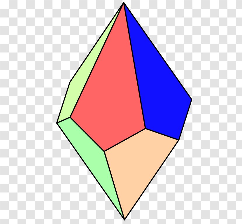 Pentagonal Trapezohedron Polyhedron Face Shape - Polygon Transparent PNG