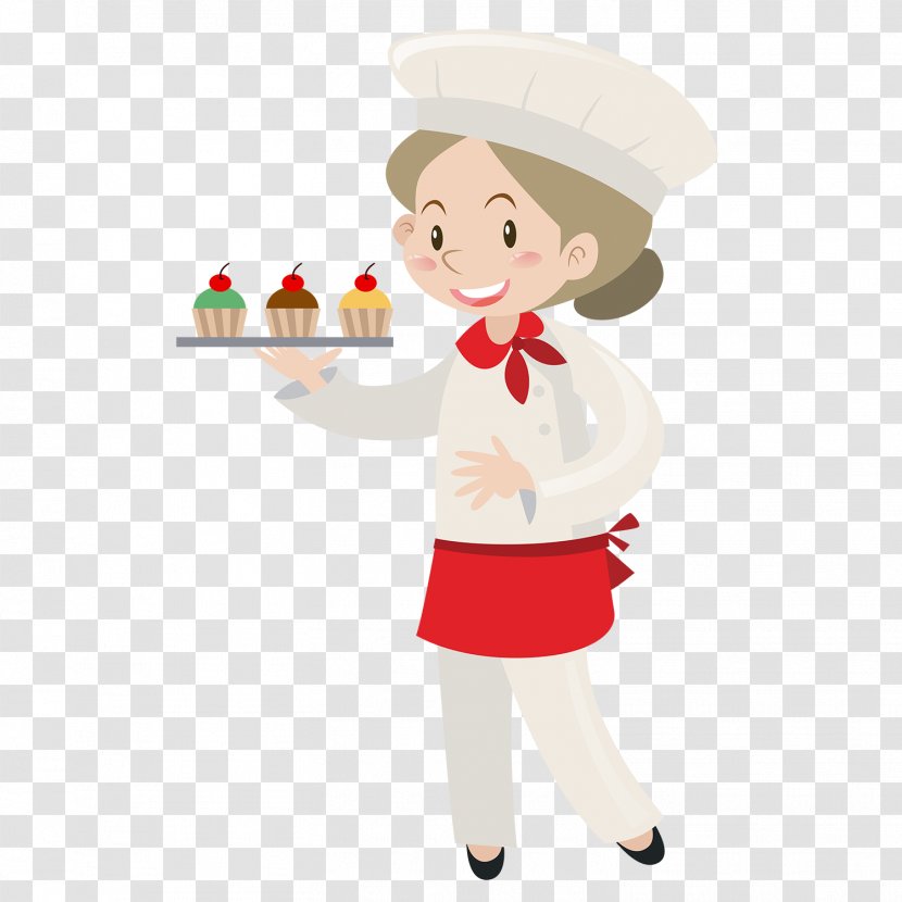 Vector Graphics Stock Illustration Job Clip Art - Hand - Female Chef Transparent PNG