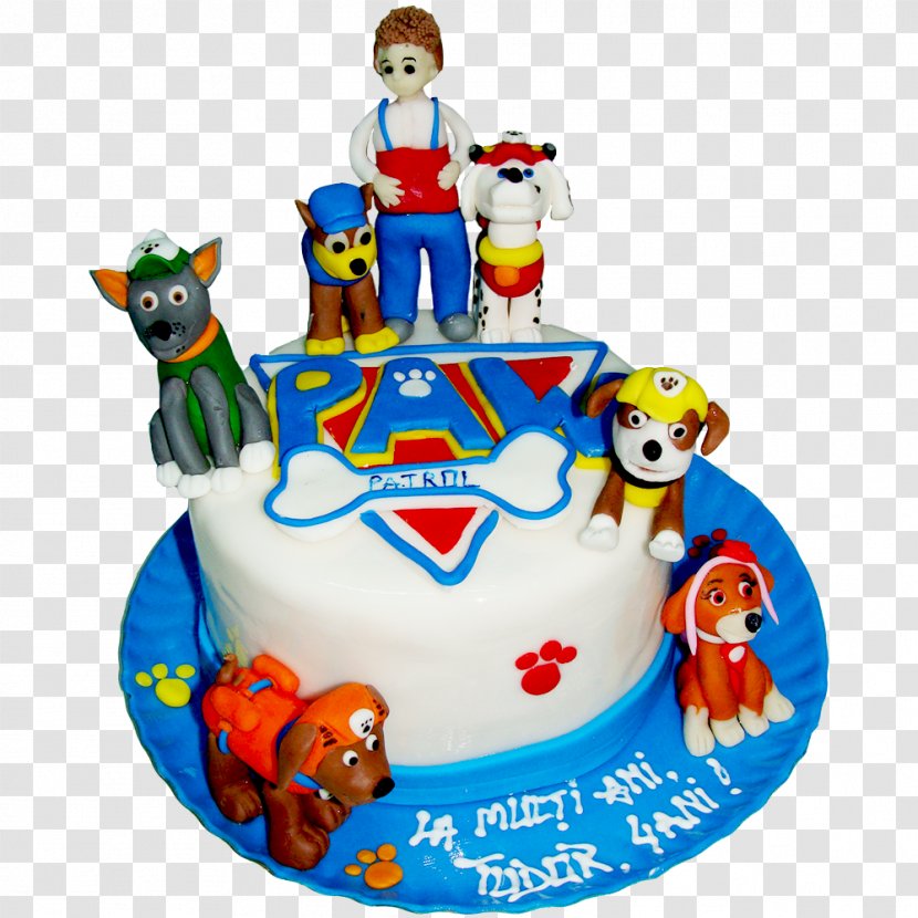 Torte Birthday Cake Sugar Decorating - Dessert - Paw Patrol Transparent PNG