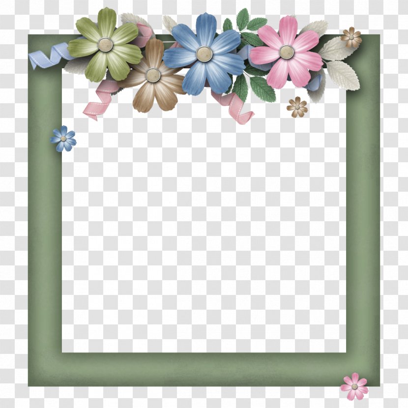 Digital Scrapbooking Flower Picture Frames Clip Art - Waiting Transparent PNG