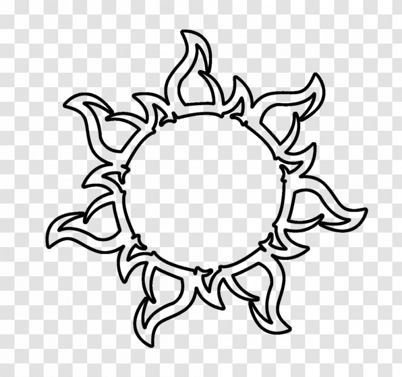 Corona Solar Eclipse Drawing Sun Line Art - Black Transparent PNG