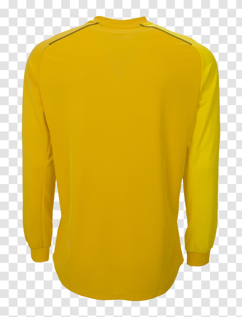 Jersey Yellow Sleeve Shirt Team - Long Sleeved T - Goal Keeper Transparent PNG