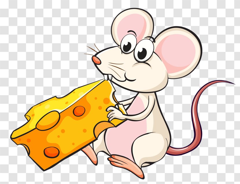 Mouse Cheese Eating Clip Art - Flower Transparent PNG