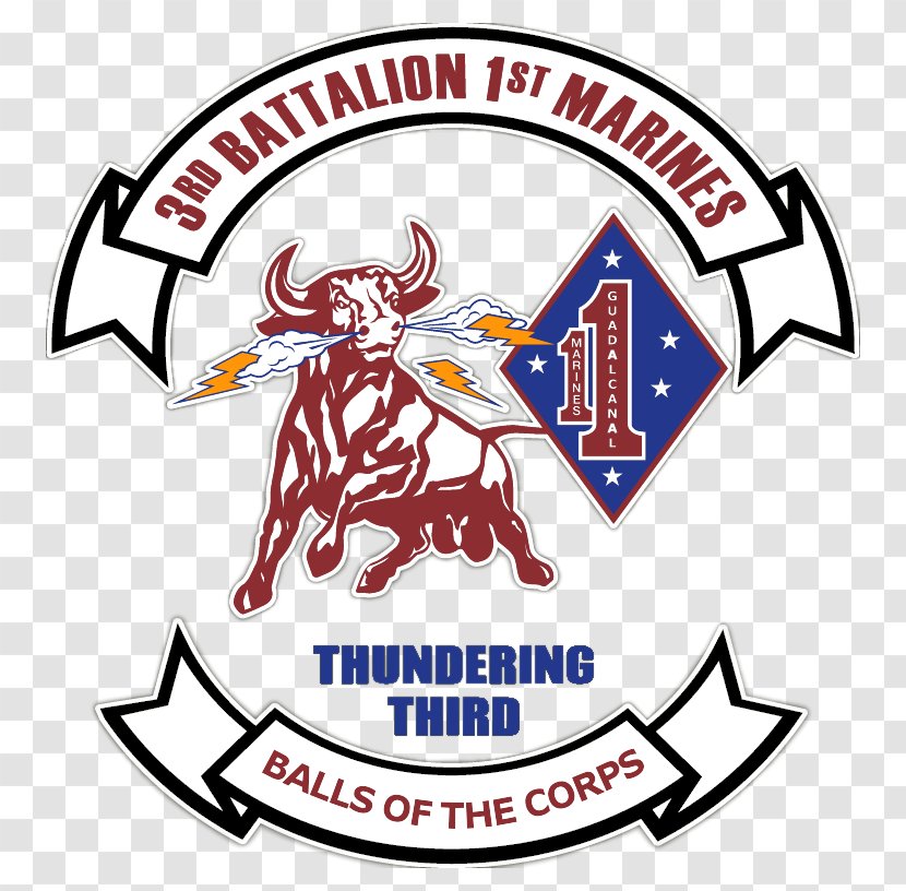 3rd Battalion, 1st Marines Marine Regiment United States Corps Division - Logo - Four Gentlemen Transparent PNG