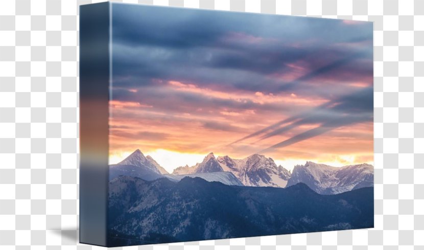 Longs Peak Continental Divide Of The Americas Mount Scenery Mountain X48 - Colorado - Sunset Transparent PNG