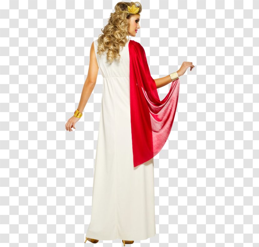 Robe Lady Caesar Adult Costume Dress Halloween - Outerwear - Shiny Gold Shoes For Women Transparent PNG
