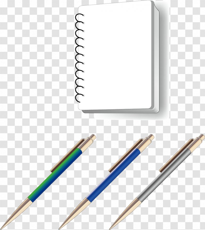 Ballpoint Pen Notebook - Heart - Vector Transparent PNG