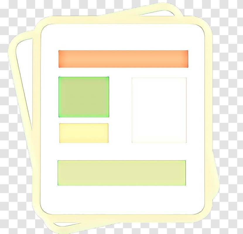 Yellow Square Rectangle Transparent PNG