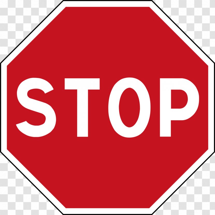 Stop Sign Traffic Manual On Uniform Control Devices Copyright Clip Art - Light - Non-stop Transparent PNG