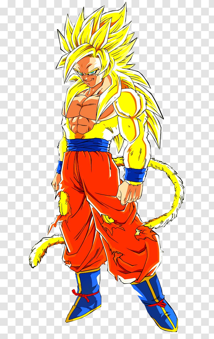 Goku Super Saiyan Vegeta Krillin - Yellow - Ss4 Transparent PNG