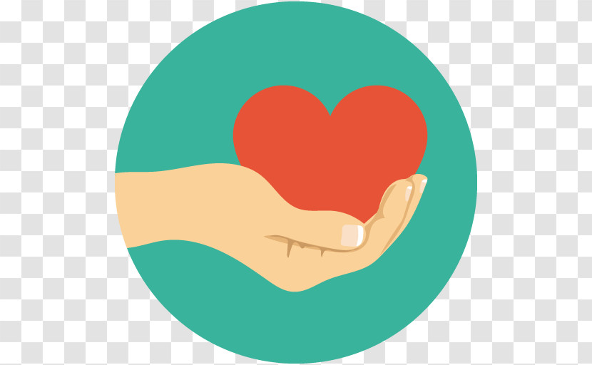 Heart Hand Love Gesture Circle Transparent PNG