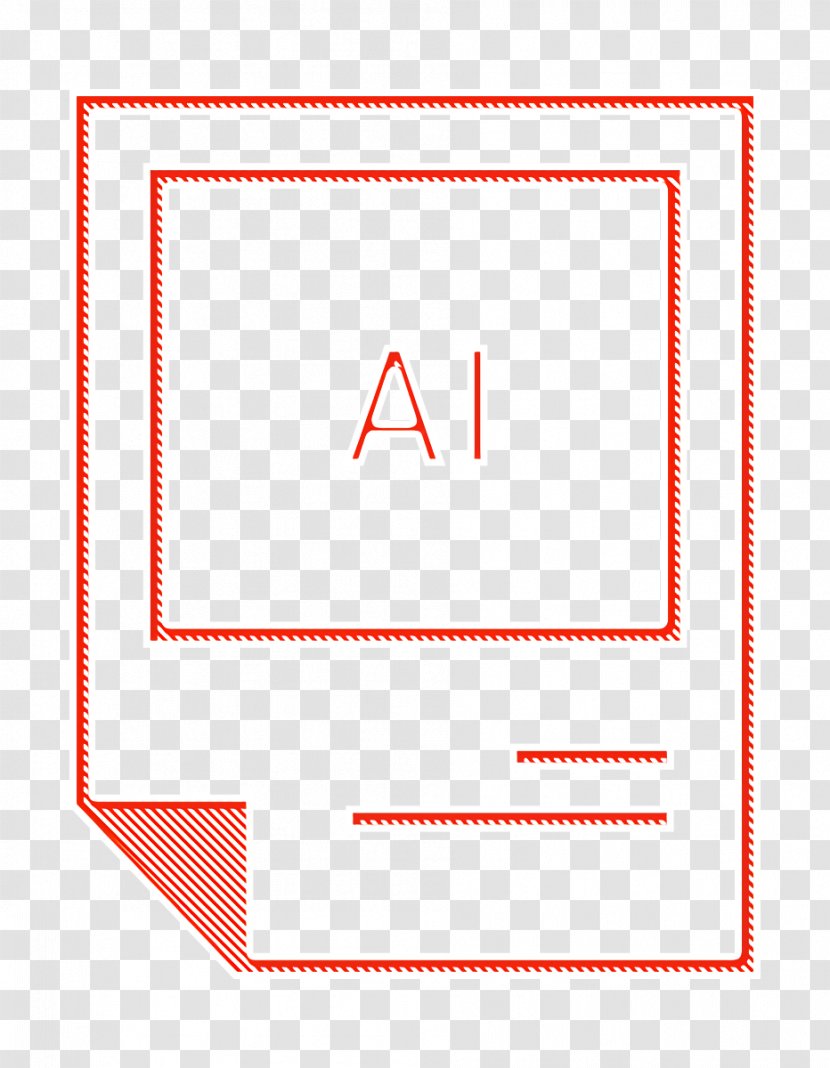 Ai Icon Extention File - Rectangle Red Transparent PNG
