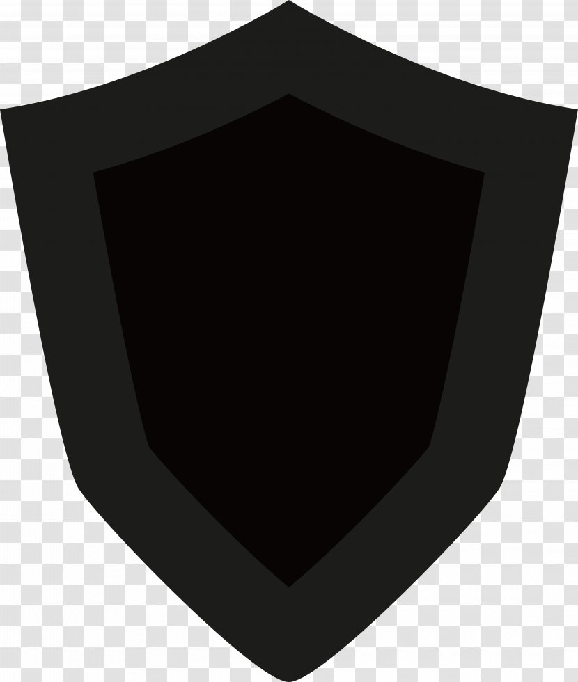 Rectangle Pattern - Black Shield Transparent PNG
