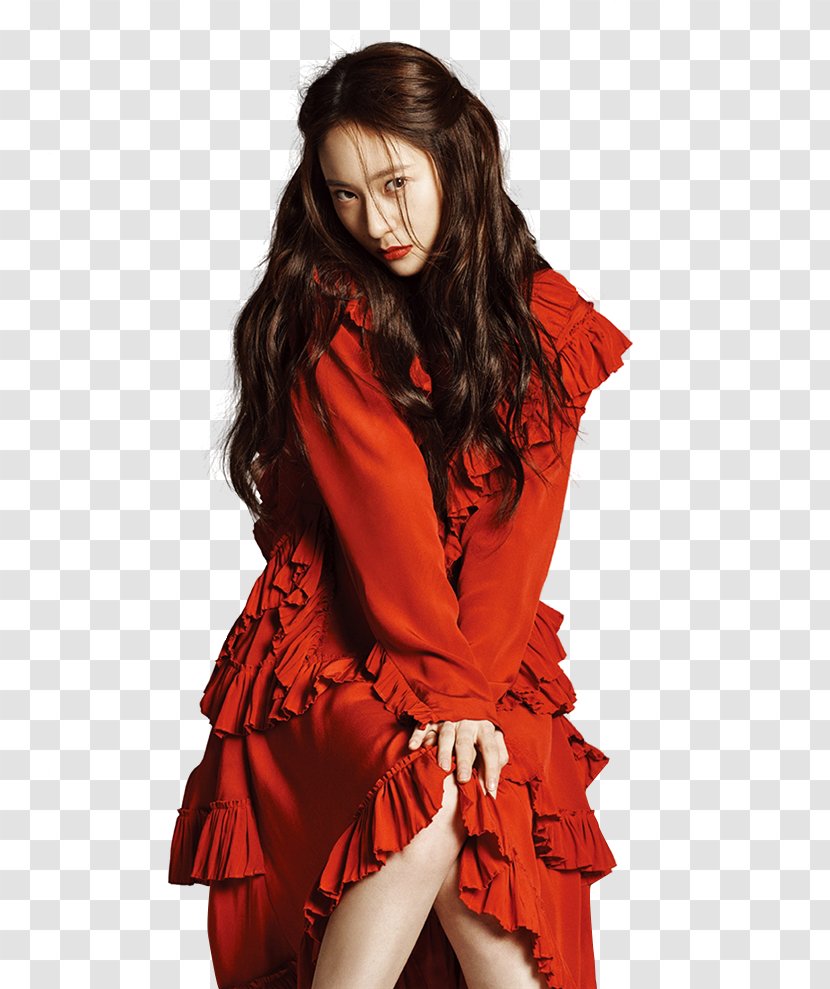 Krystal Jung GQ South Korea F(x) Magazine - Tree - Velvet Transparent PNG