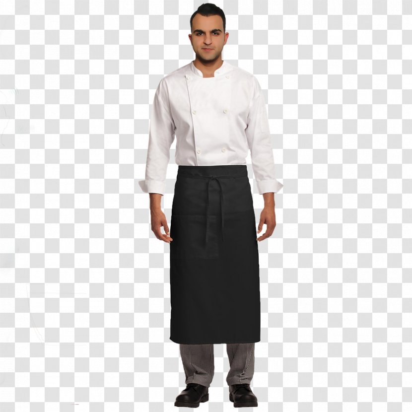 Apron Bistro Clothing Pocket Stain - Waiter Transparent PNG