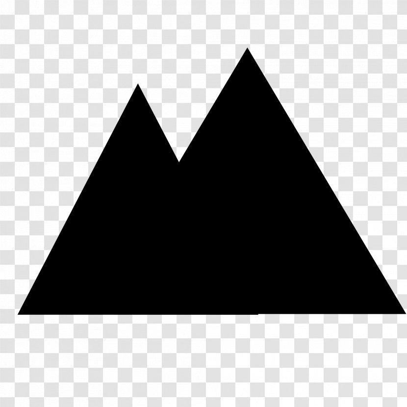 Mountain Symbol Clip Art - Triangle Transparent PNG