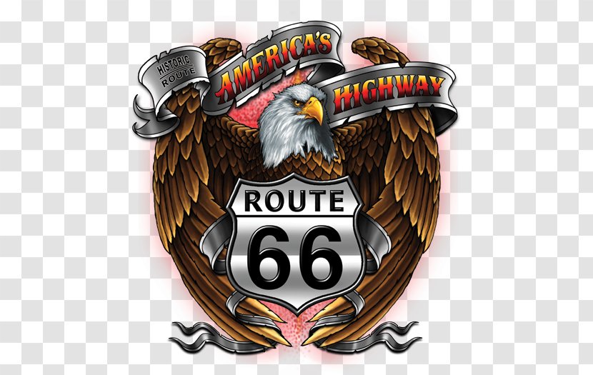 U.S. Route 66 T-shirt Highway Road Motorcycle - Us Transparent PNG