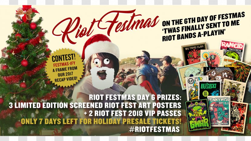 Riot Fest Festival Christmas Wedding Ring - Punk Transparent PNG