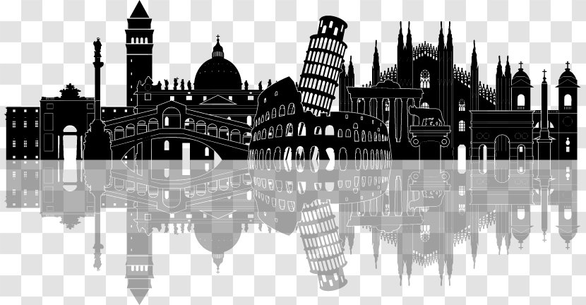 Pisa Skyline Drawing Illustration - Metropolis - City Transparent PNG