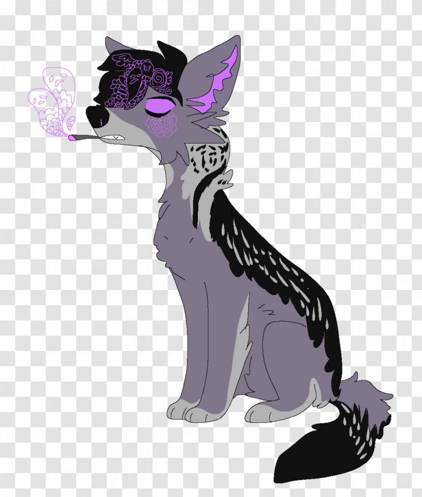 Whiskers Cat Dog Horse Canidae - Purple Transparent PNG